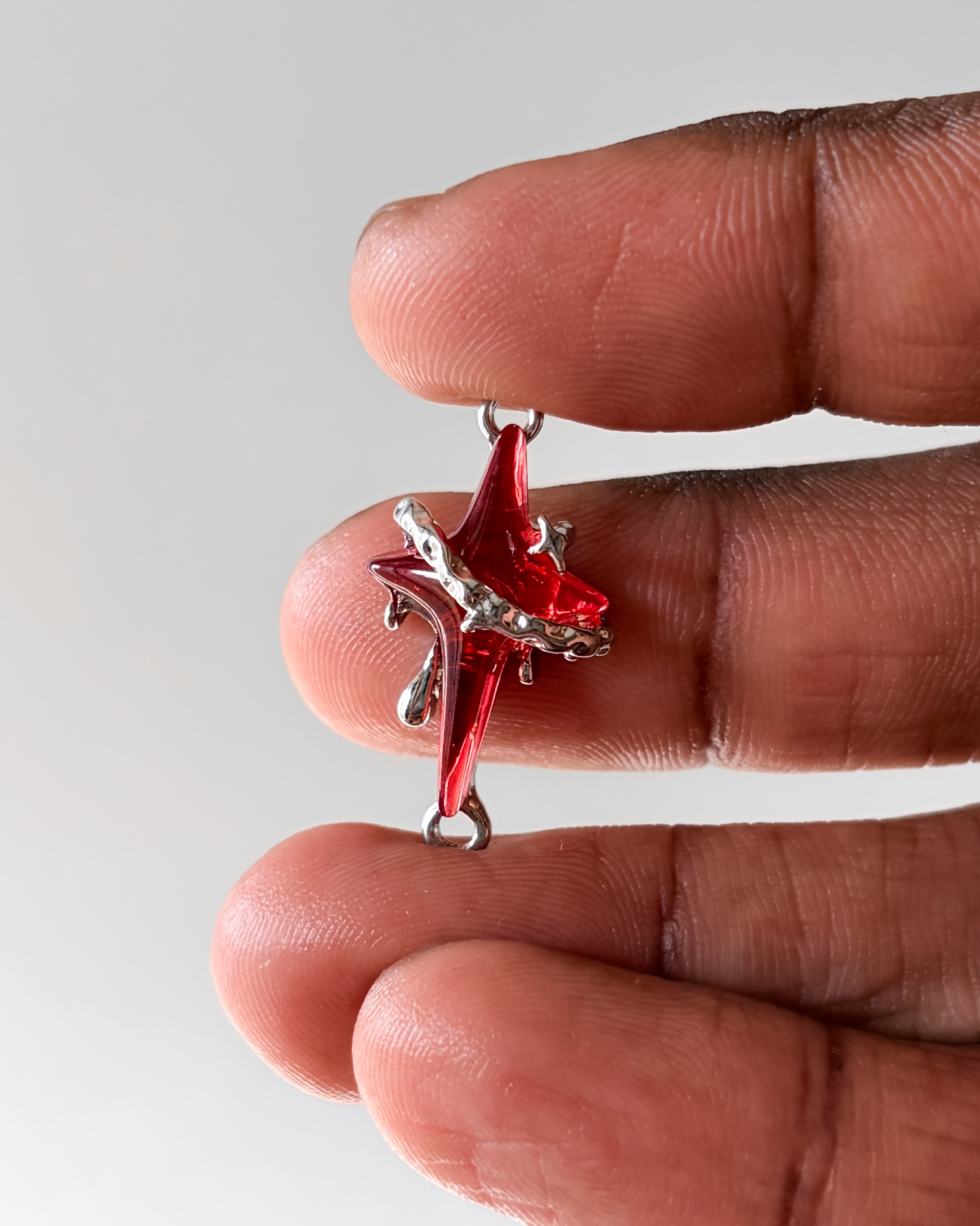 Double hook red star - 3 pc