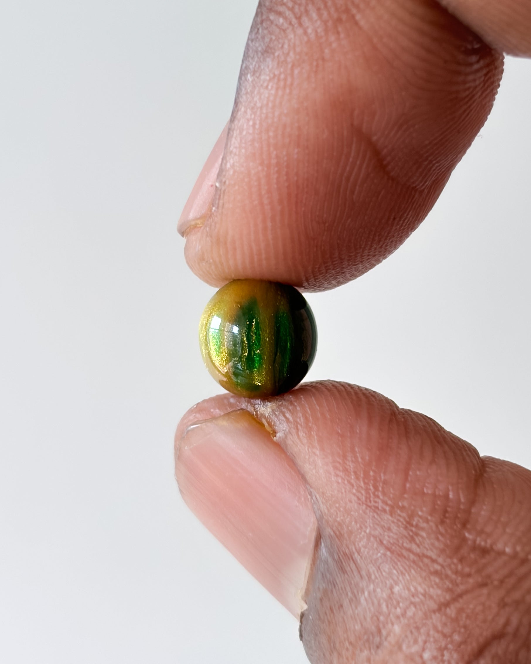 Green Monalisa beads - 90 - 100 beads