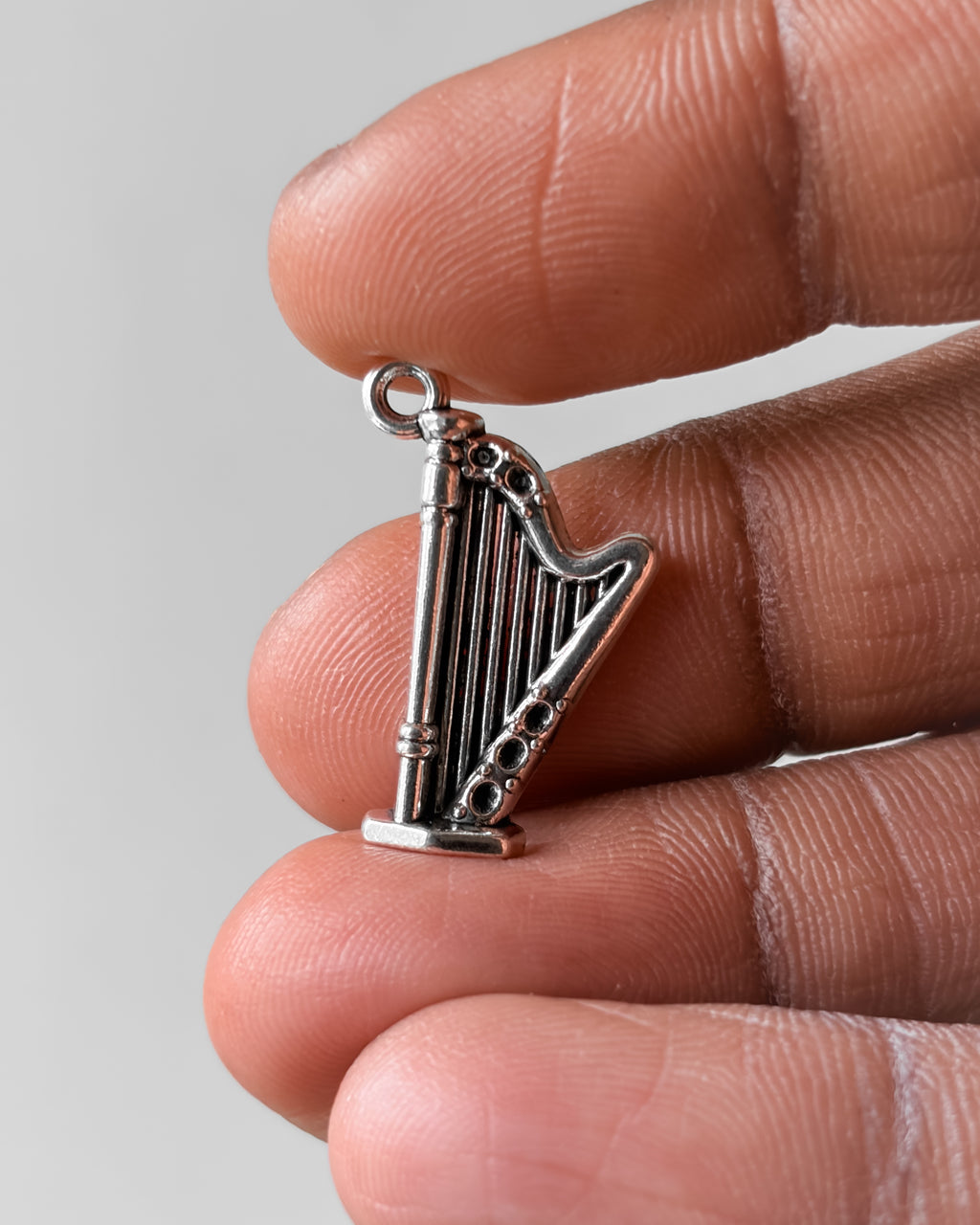 Harp music charm - 10 pc