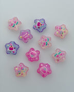3.0 fancy acrylic beads - 10 pc
