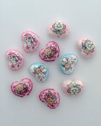 29.0 fancy acrylic beads - 10 pc