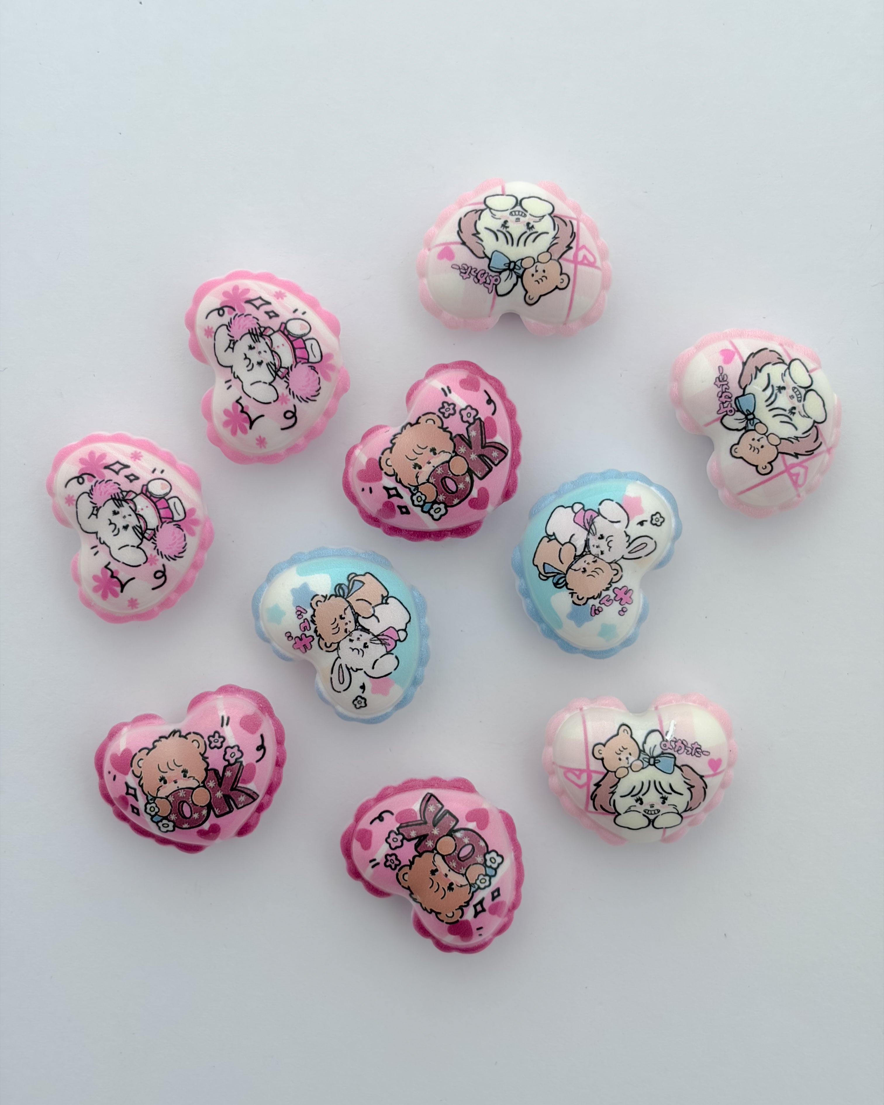 29.0 fancy acrylic beads - 10 pc