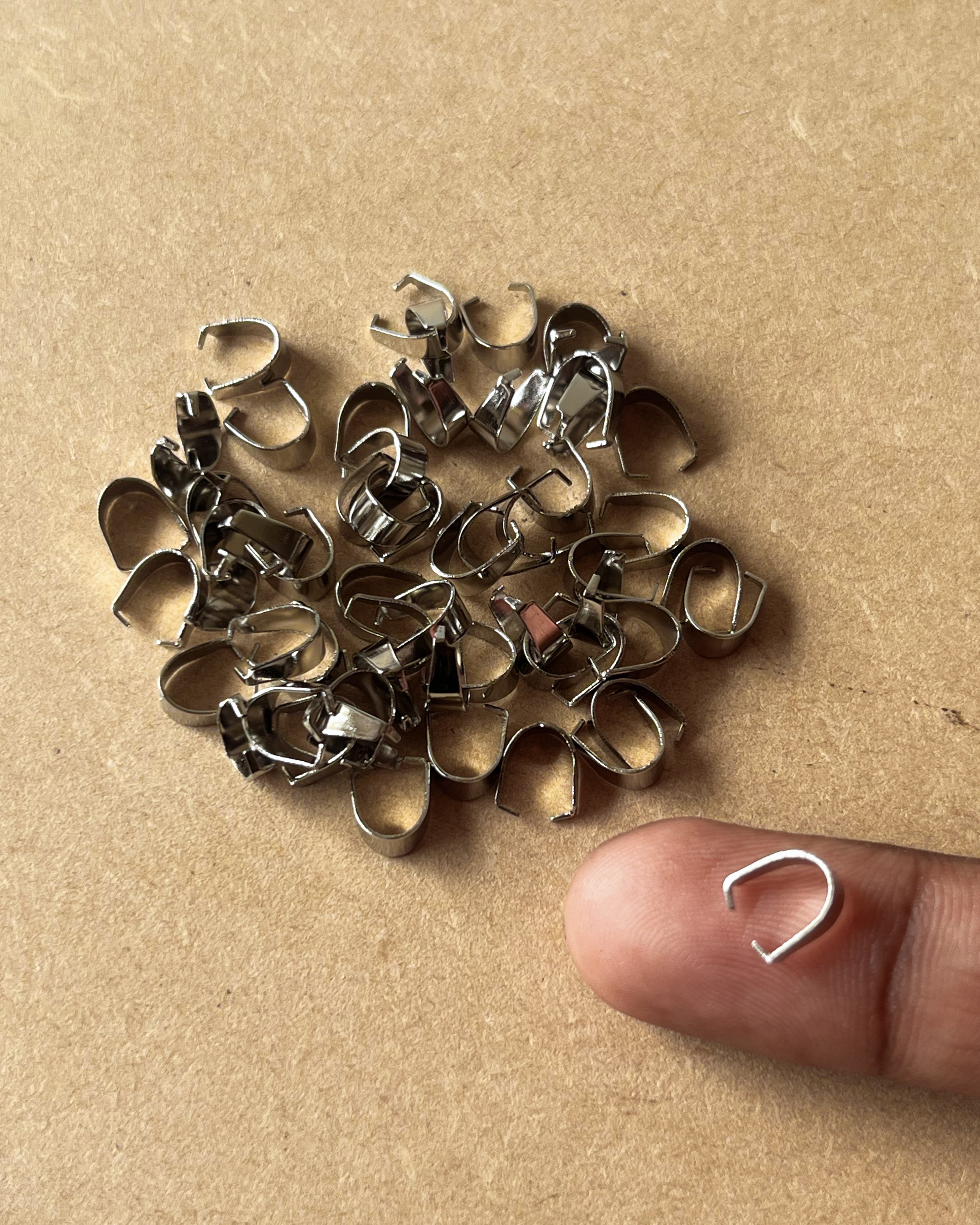 Silver Steel hooks - 10 grams