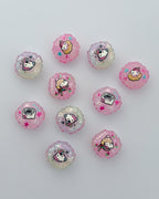 1.0 fancy acrylic beads - 10 pc