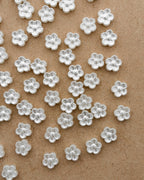 1.0 pearl flower beads - 25 grams
