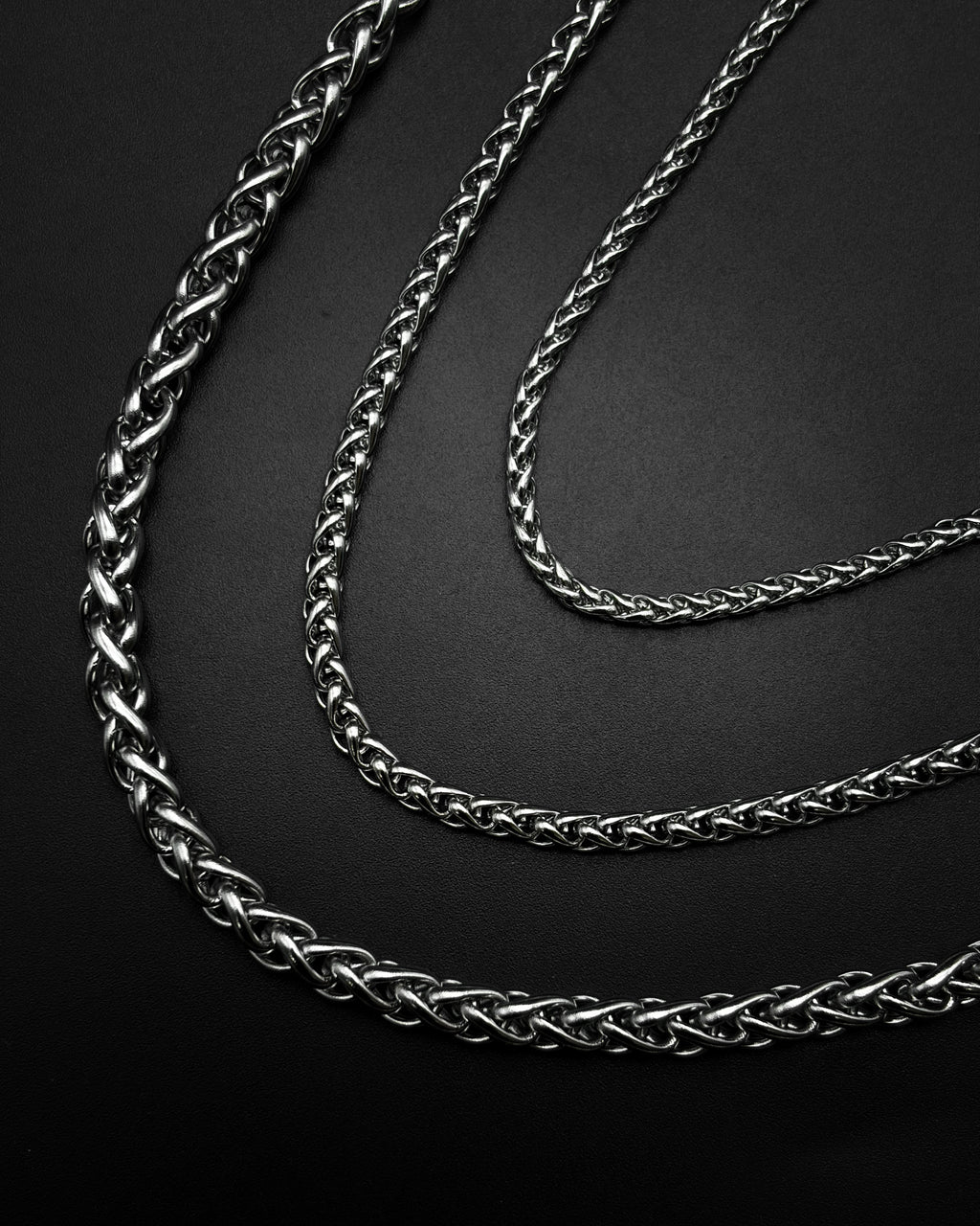 Stainless steel fox tail chain