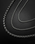 Stainless steel fox tail chain