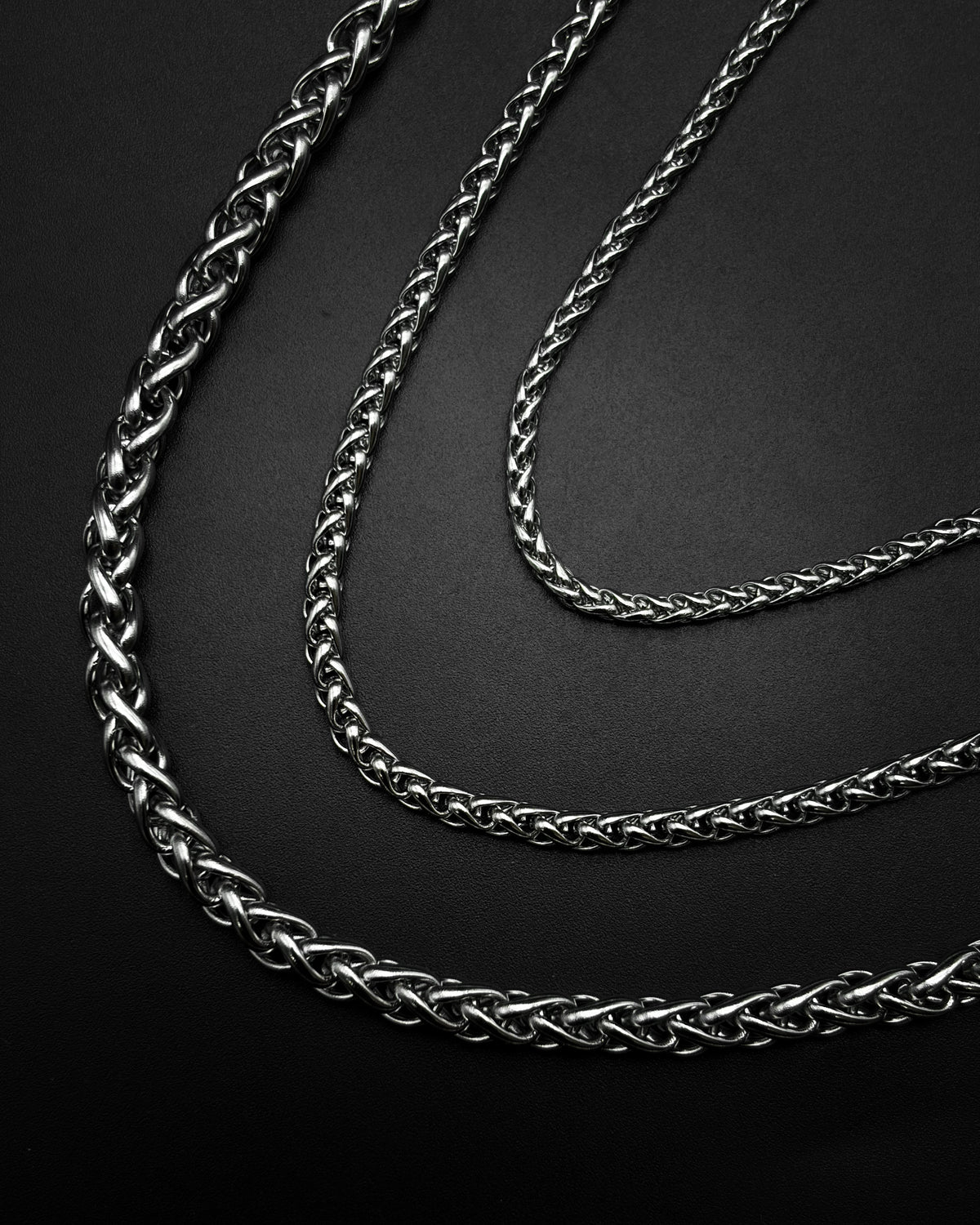 Stainless steel fox tail chain
