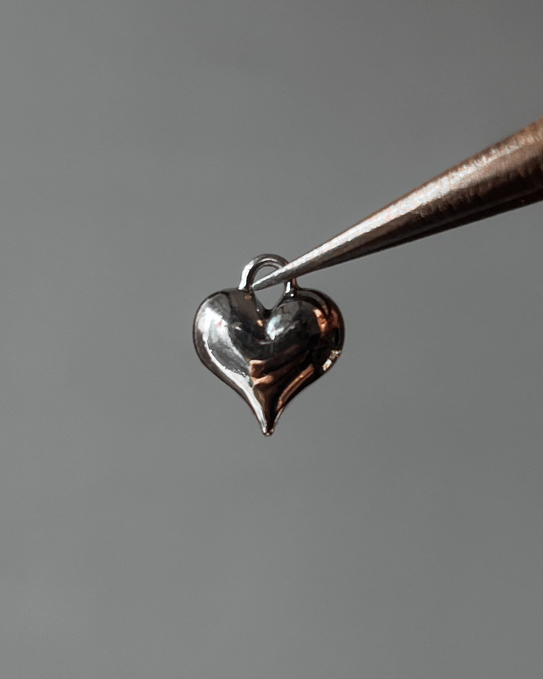 Heart charm - 10 pc