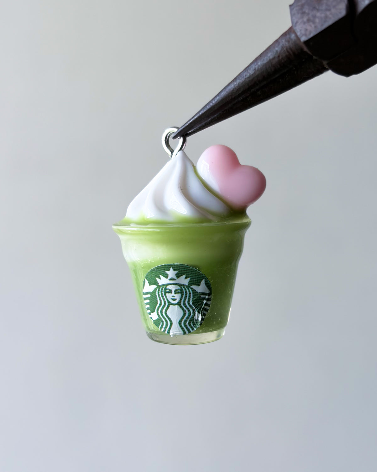 Macha ice cream charm - 10 pc