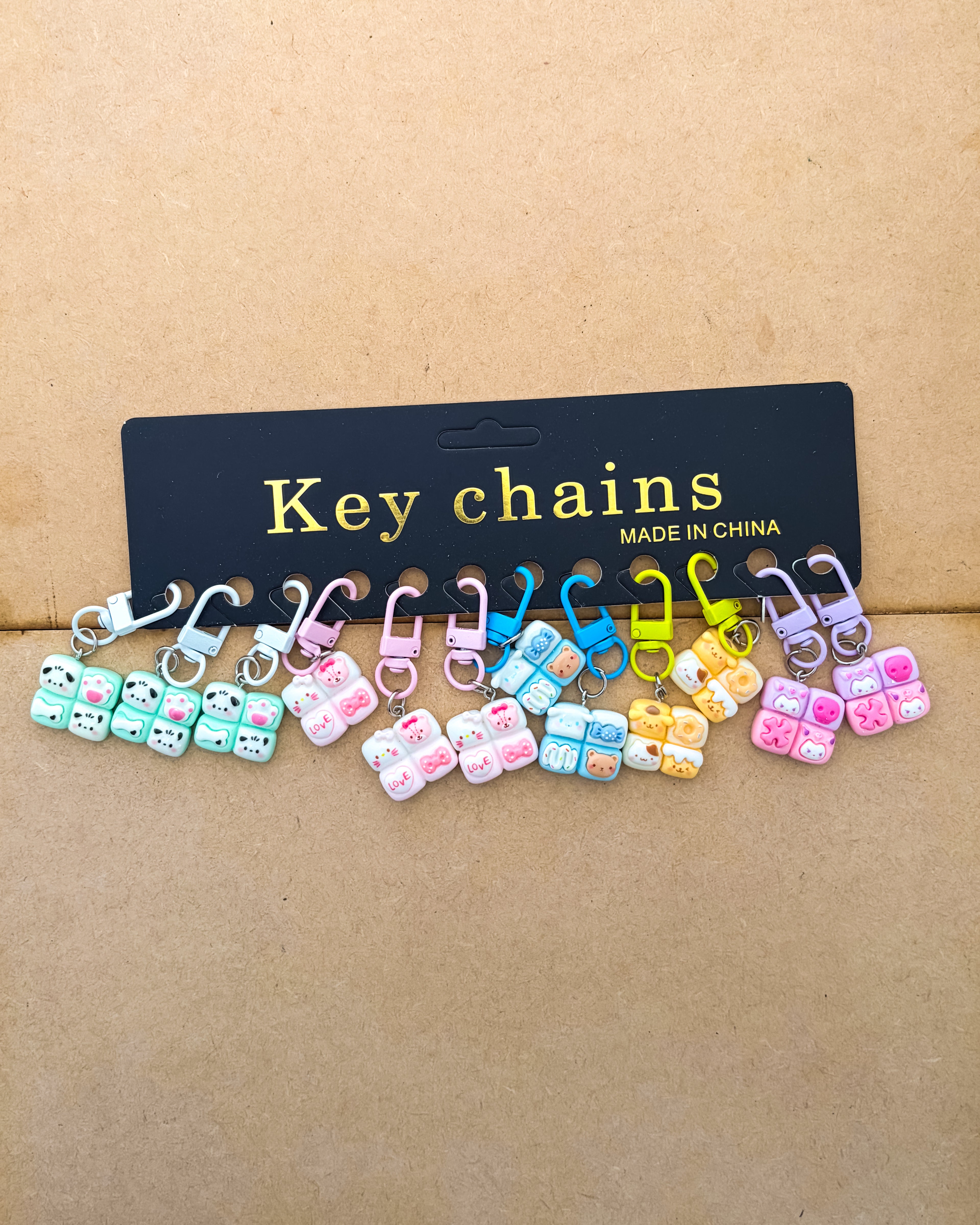 1.0 ready keychains // 12 pc