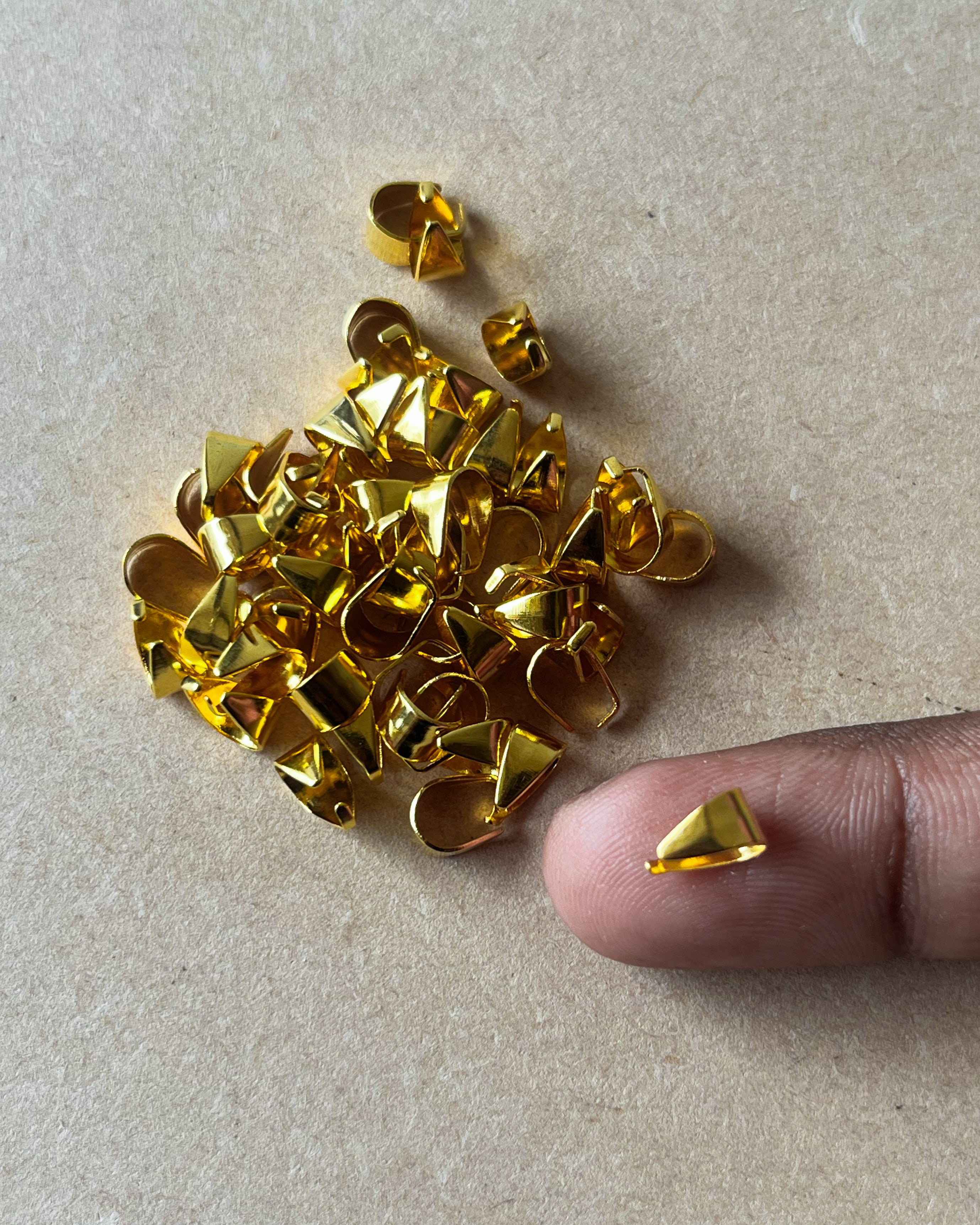 Gold Steel hooks - 10 grams