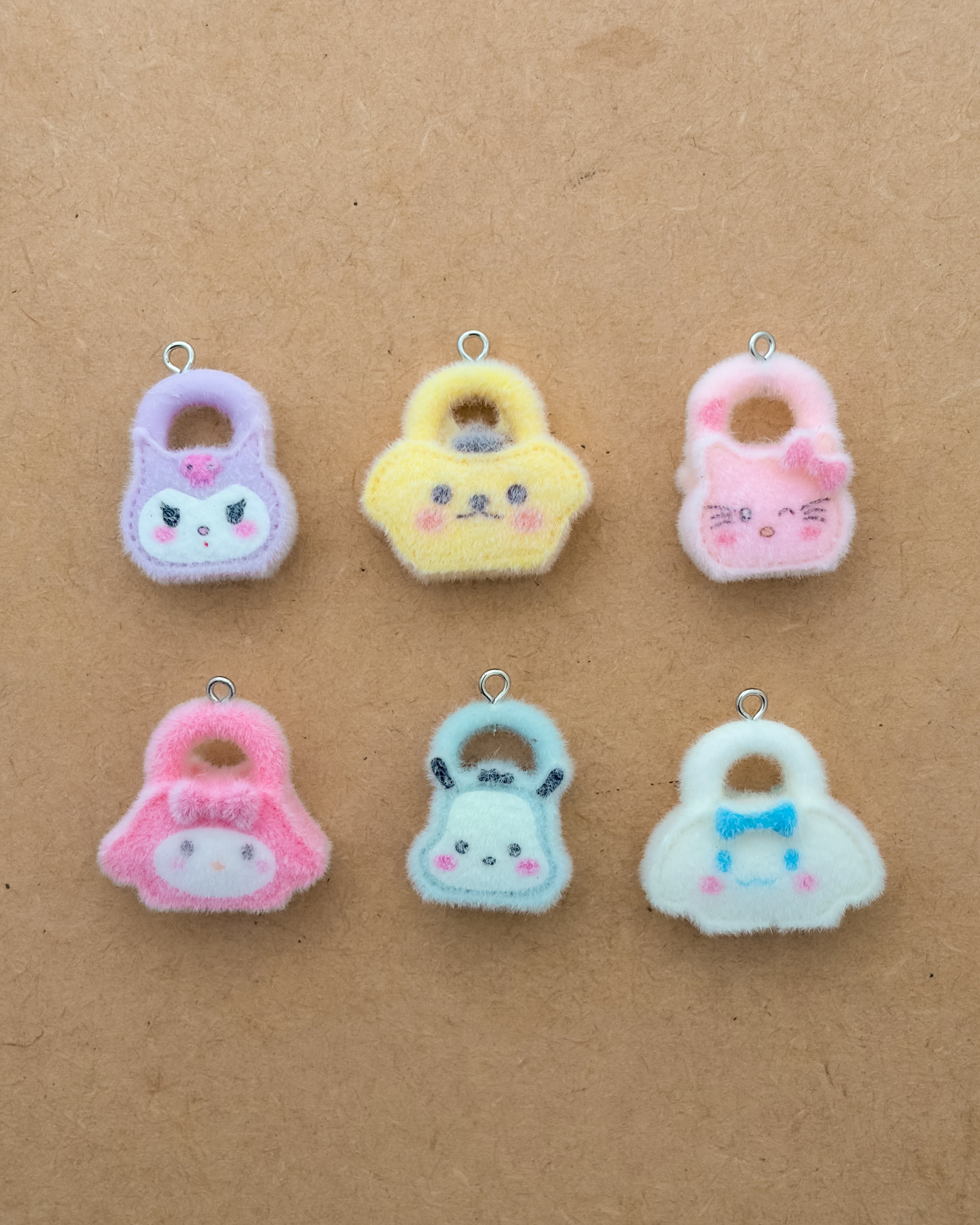 5 pc Mix fur charm