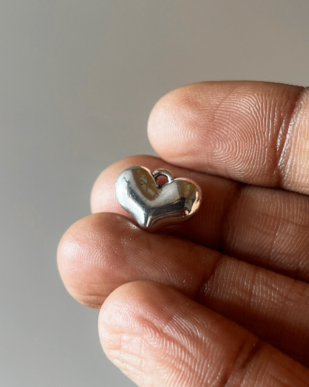 2.0 heart charm - 10 pc