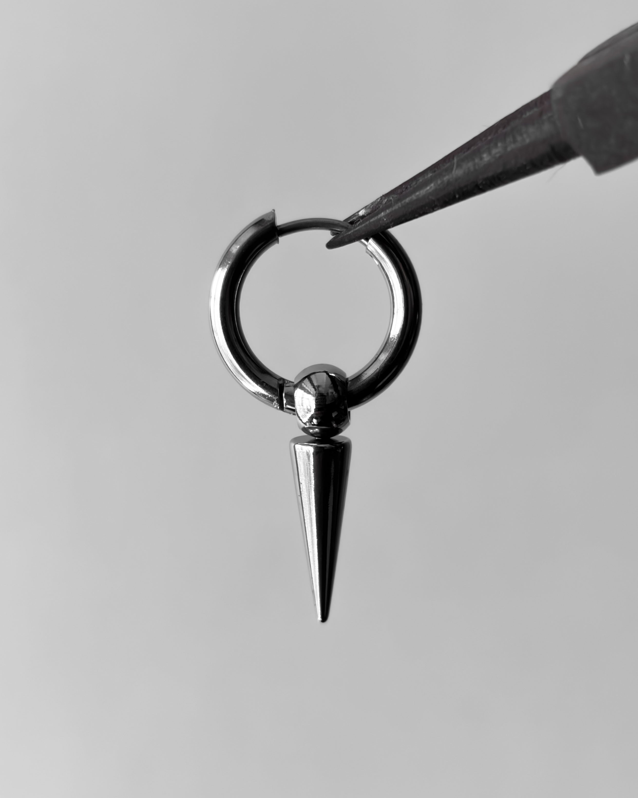 Spike dangle earring - 6 pcs