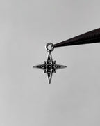 Star charm - 10 pc