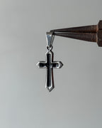 Chintu cross silver charm