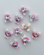 37.0 fancy acrylic beads - 10 pc