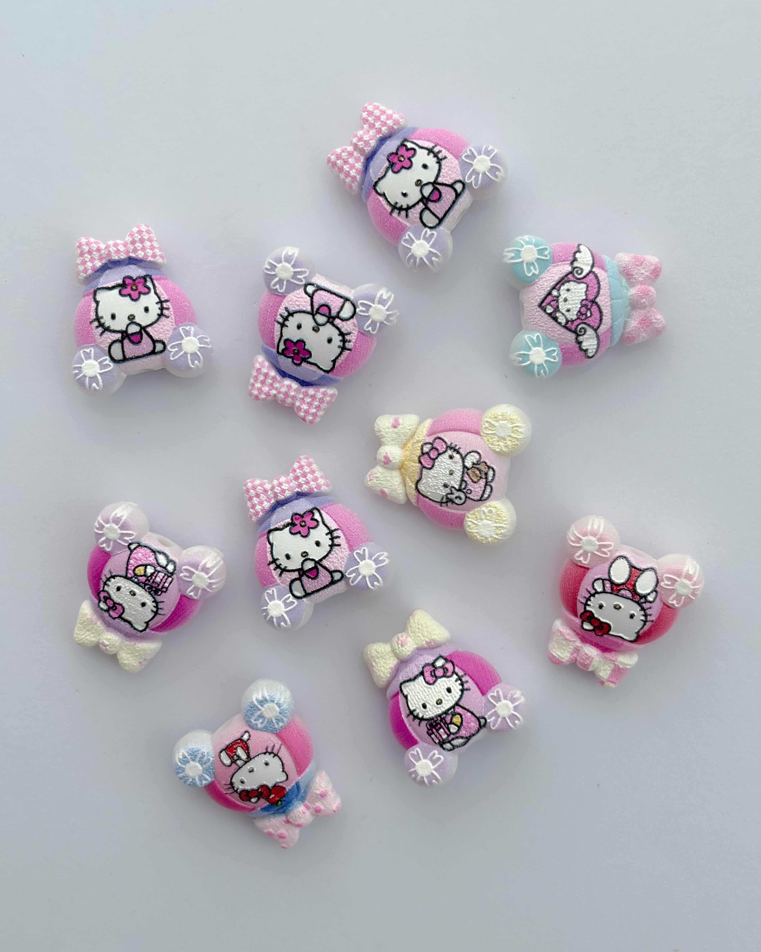 37.0 fancy acrylic beads - 10 pc