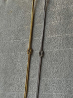 Stainless steel knot bracelet - 1 pair