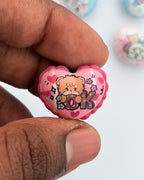 29.0 fancy acrylic beads - 10 pc