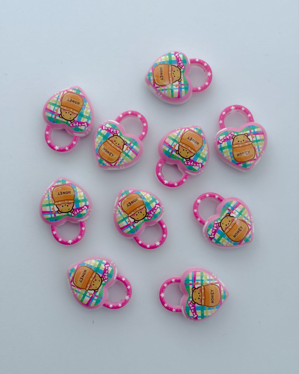 19.0 fancy acrylic beads - 10 pc