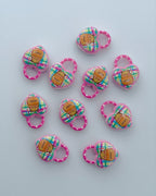 19.0 fancy acrylic beads - 10 pc