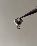 2.0 Heart connector charm - 10 pc