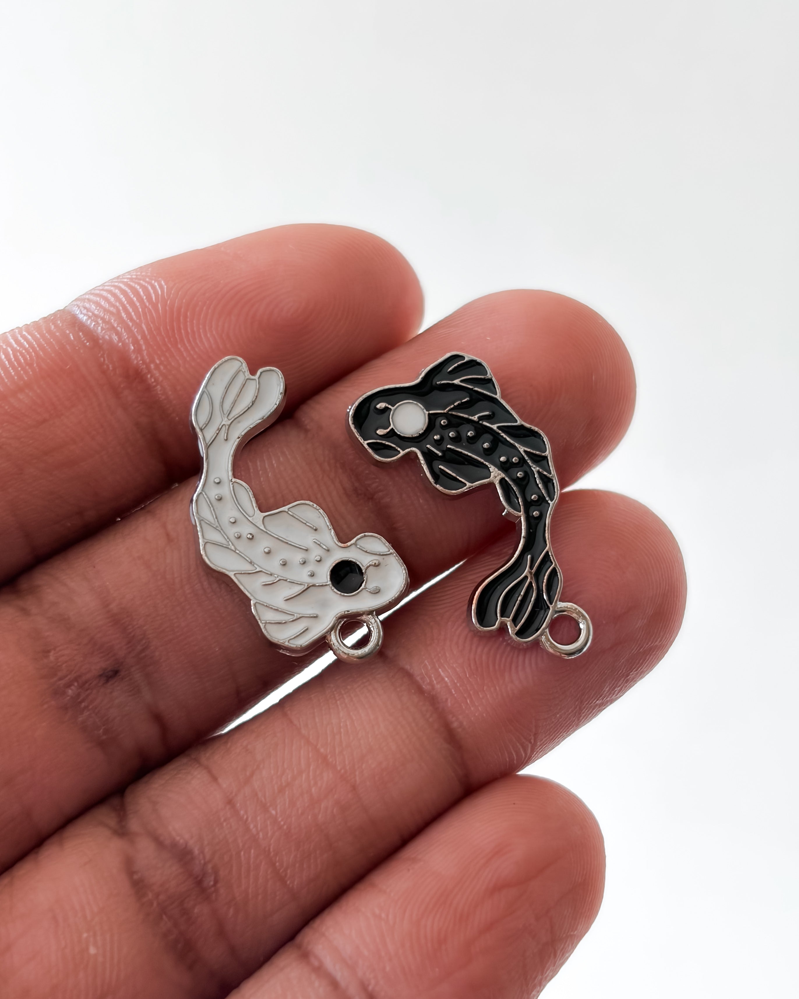 Koi fish charm - 3 pair