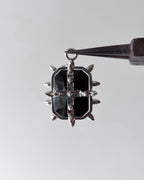 Square Spike charm- 3 pc
