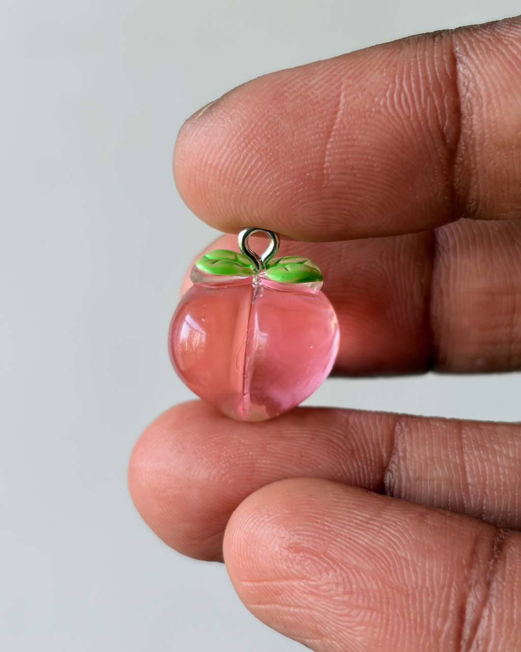 Peach charm - 10 pc