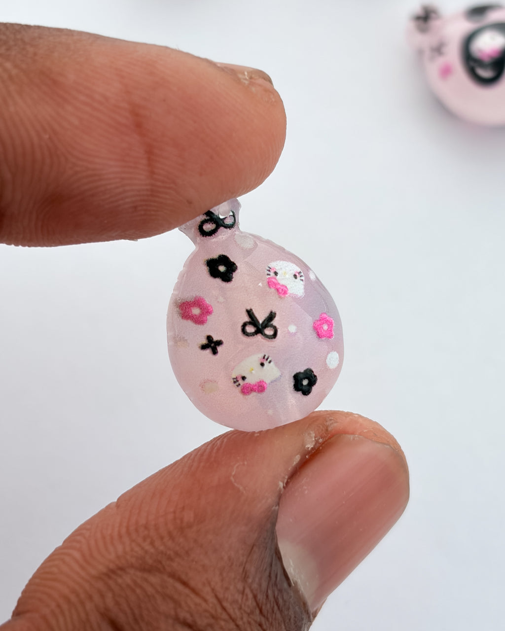 4.0 fancy acrylic beads - 10 pc