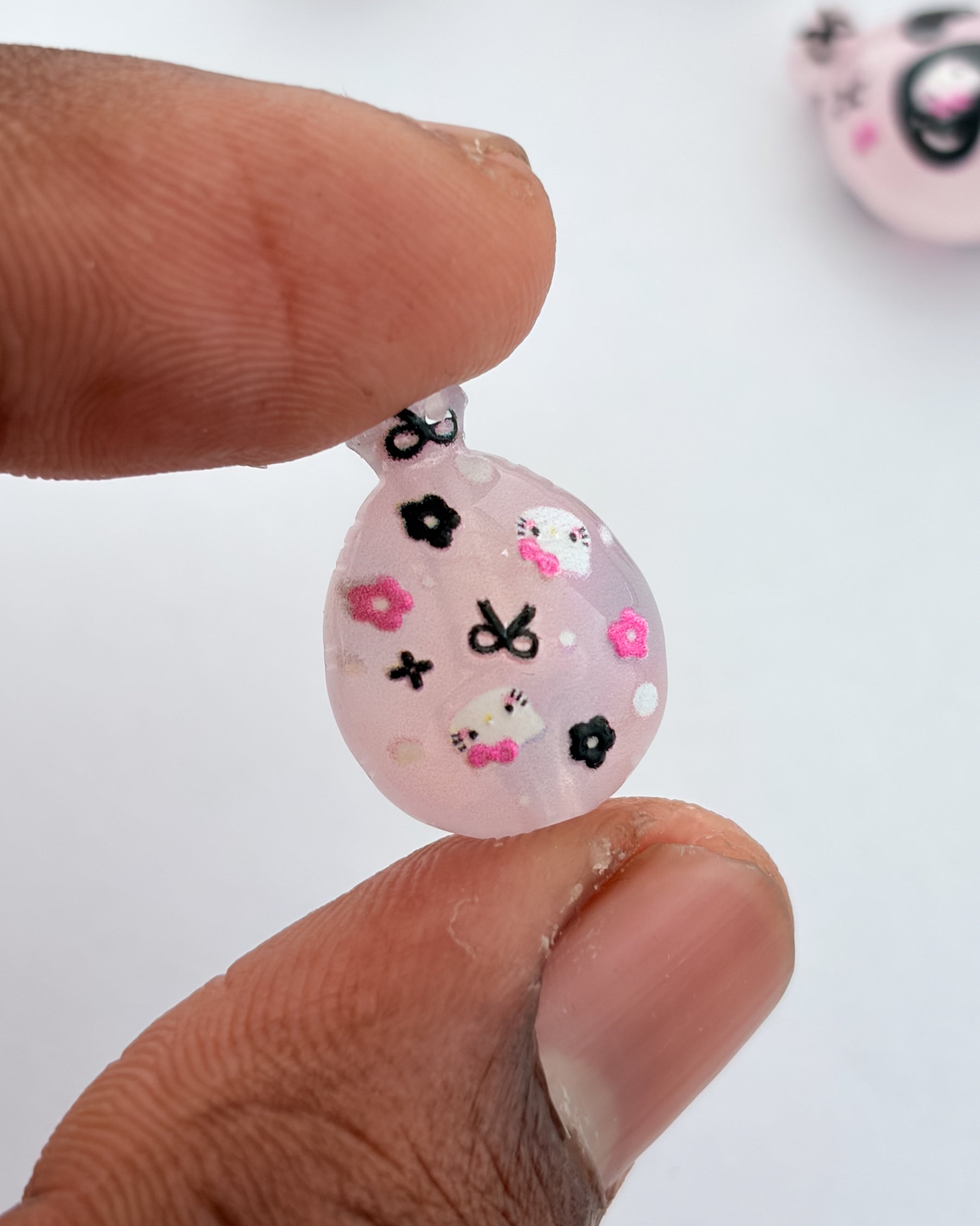 4.0 fancy acrylic beads - 10 pc