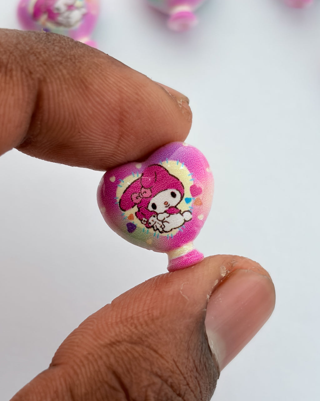 6.0 fancy acrylic beads - 10 pc