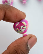6.0 fancy acrylic beads - 10 pc
