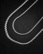 Stainless steel flat box chain