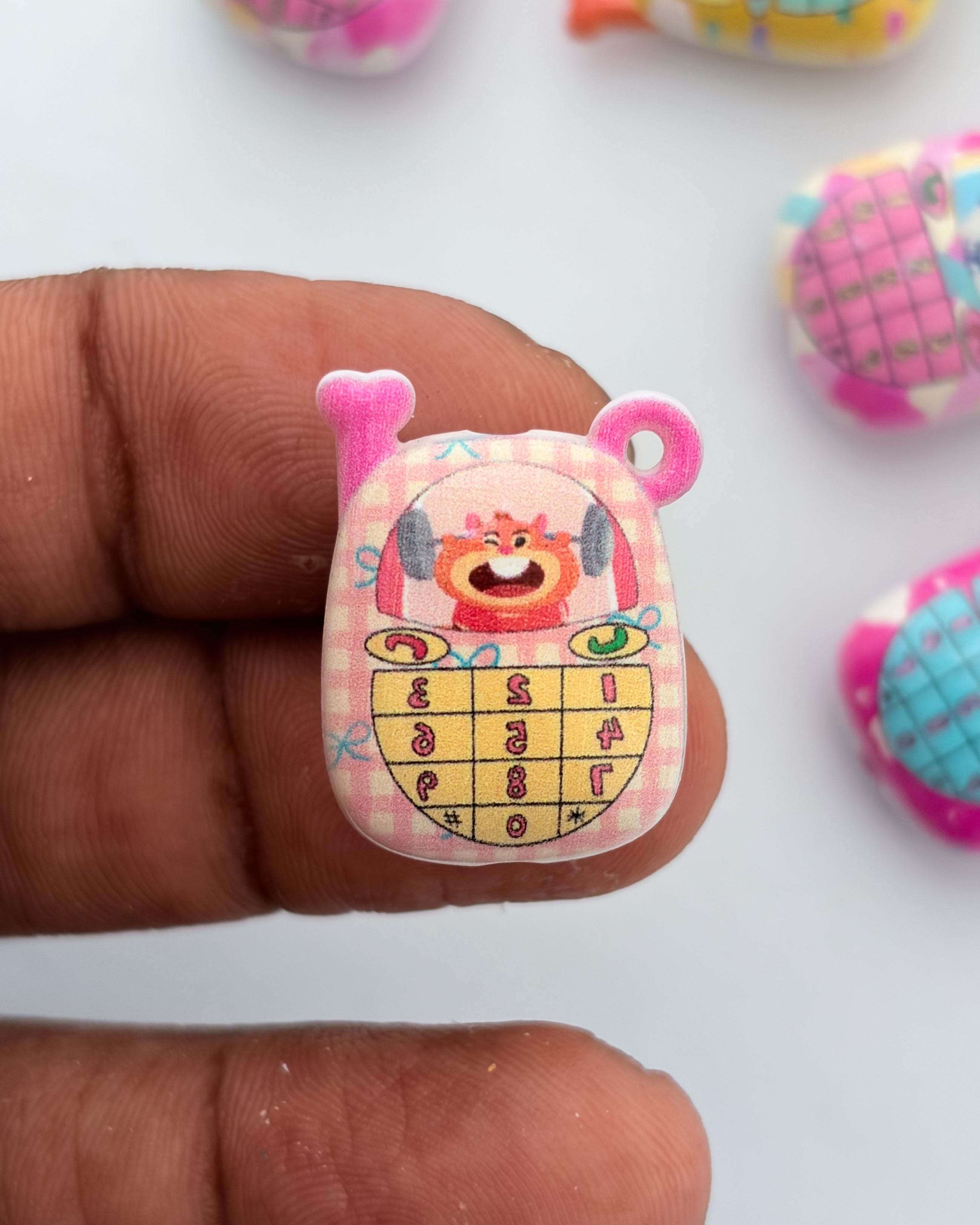 25.0 fancy acrylic beads - 10 pc