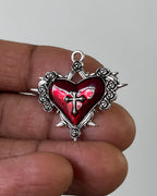 Red Cross heart charm