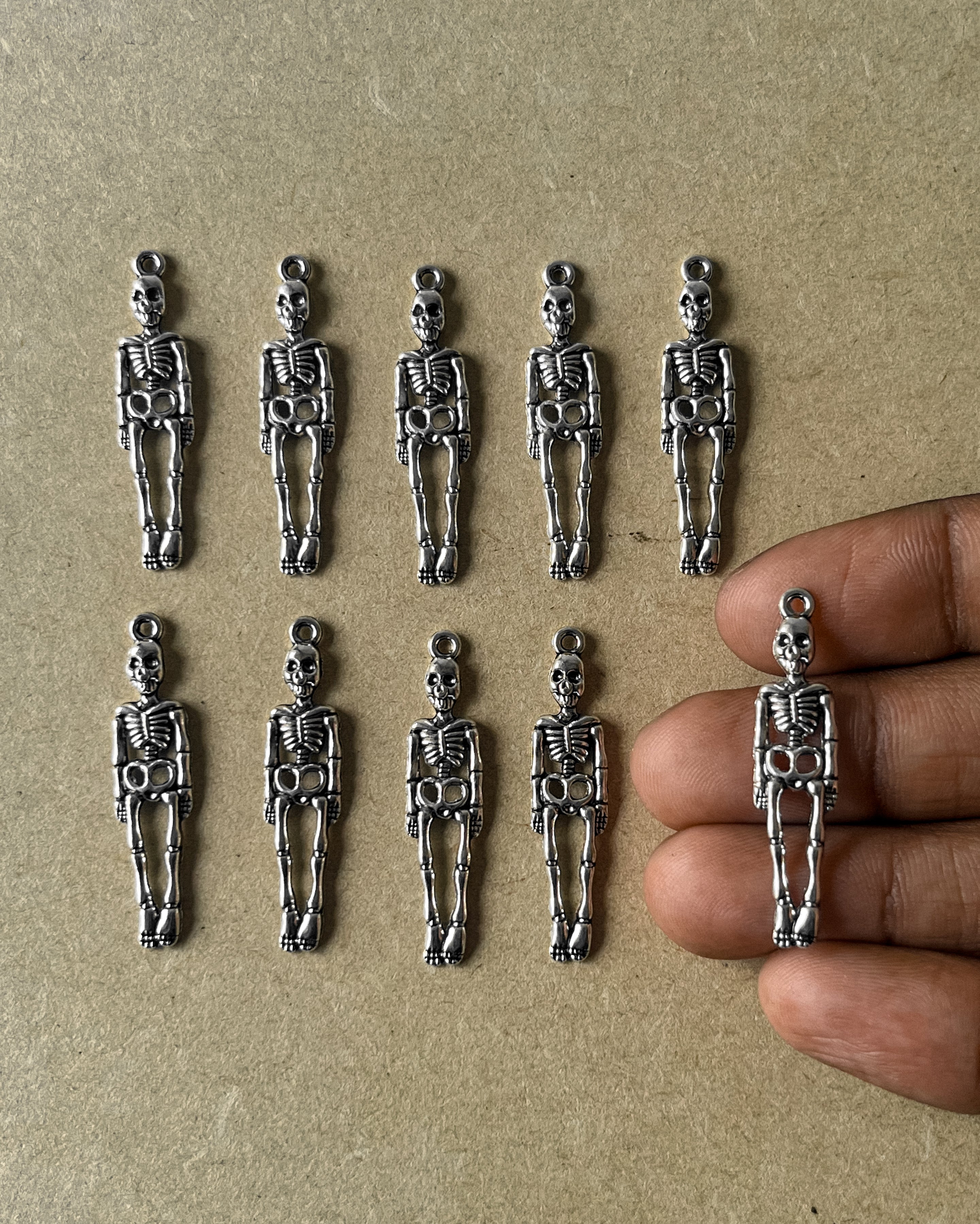 Skeleton Charm Pack of 10