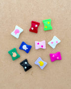 Chocolate beads - 10 pc
