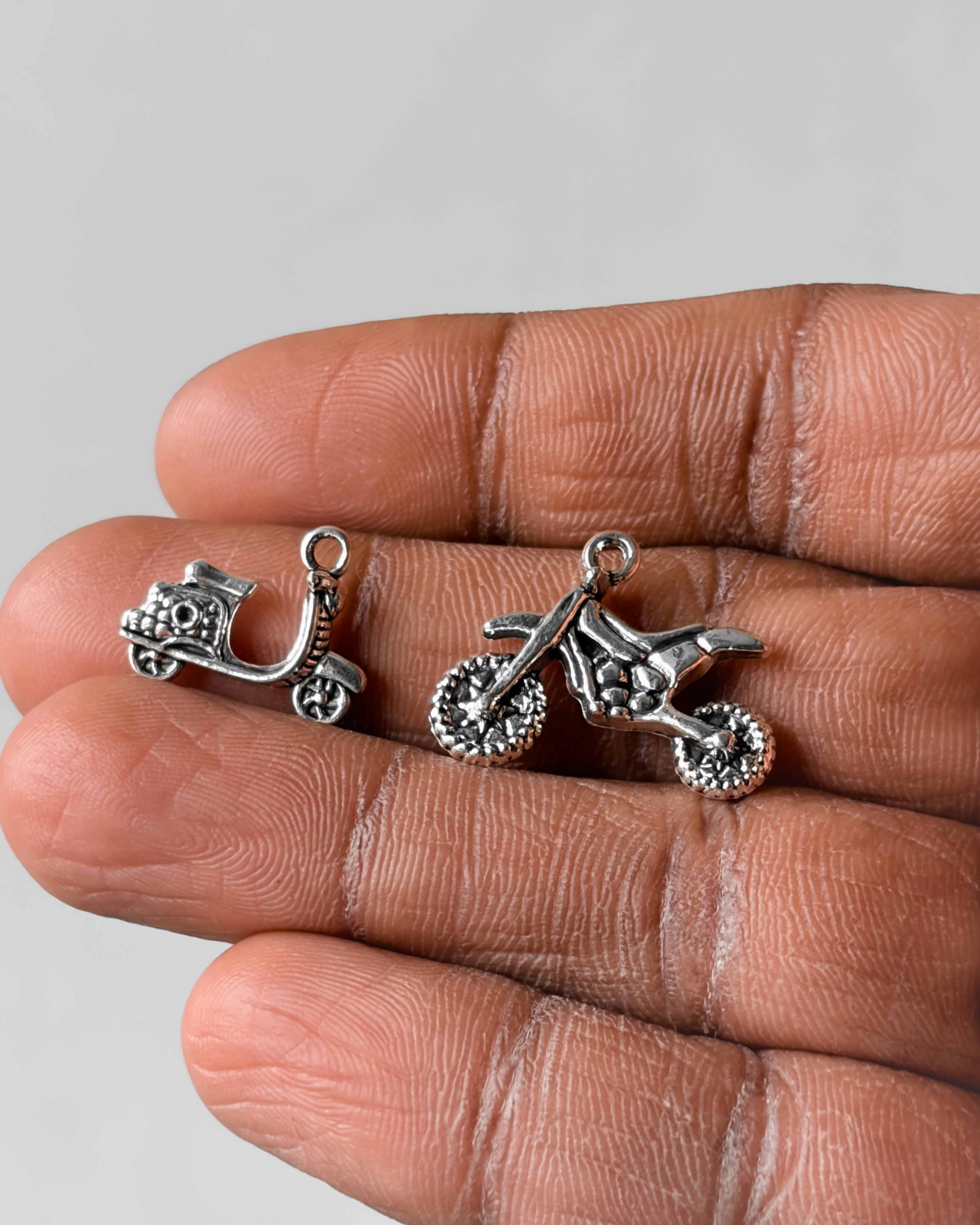 Scooty and bike charm - 10 pair