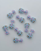 16.0 fancy acrylic beads - 10 pc