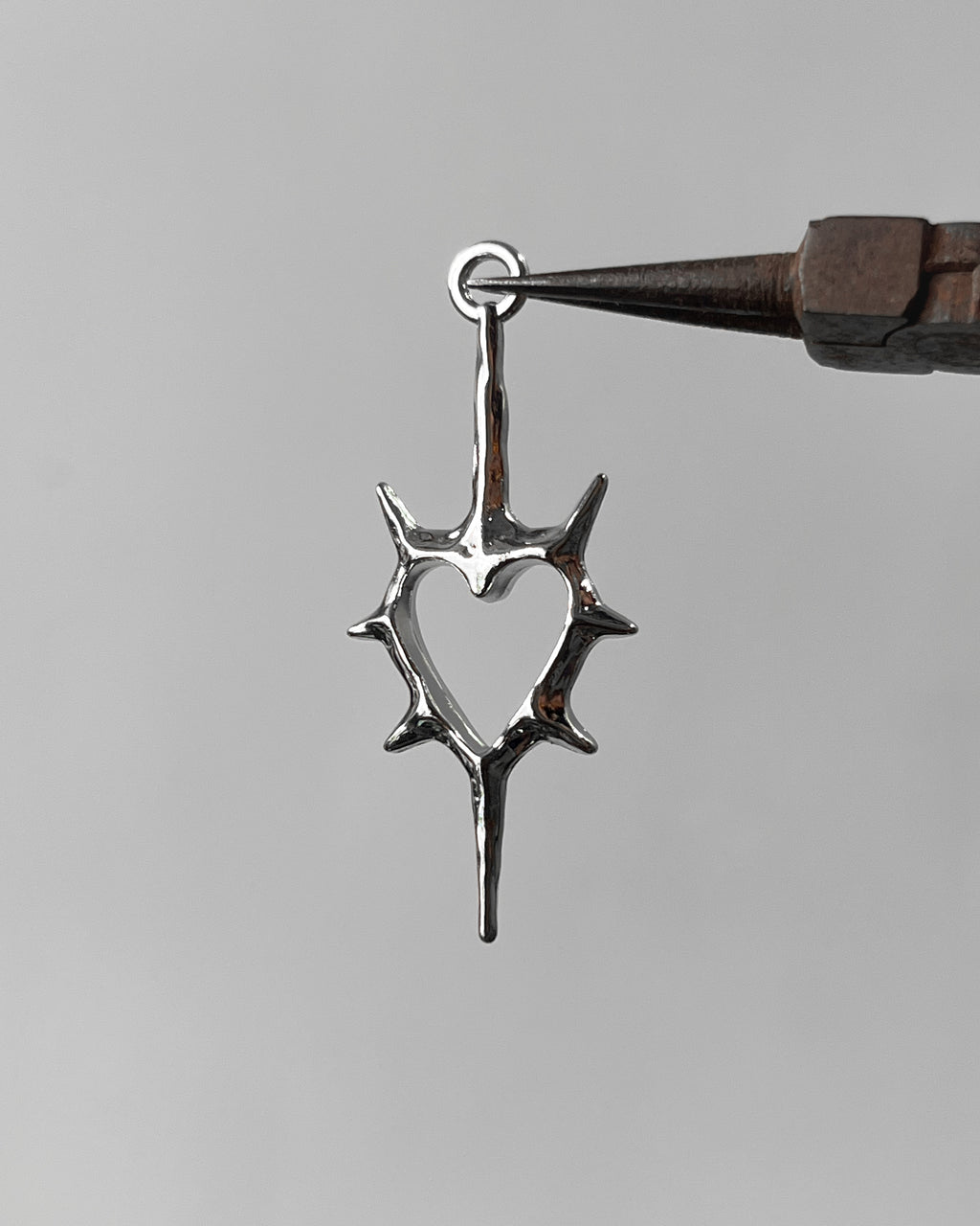 Heart Spike Charm