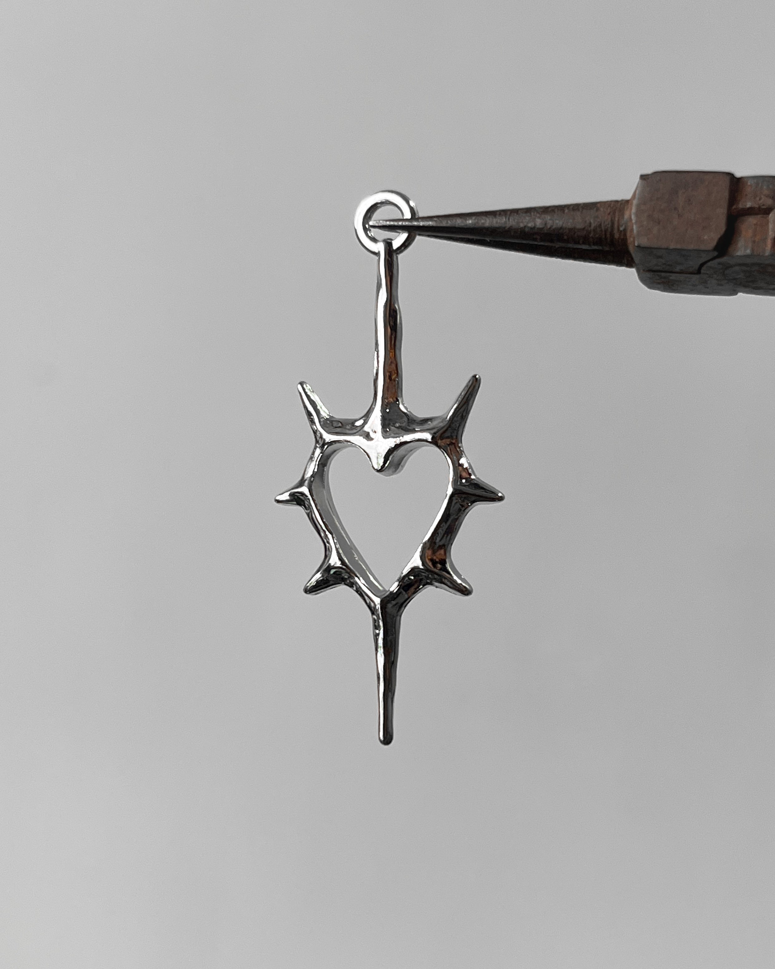 Heart Spike Charm