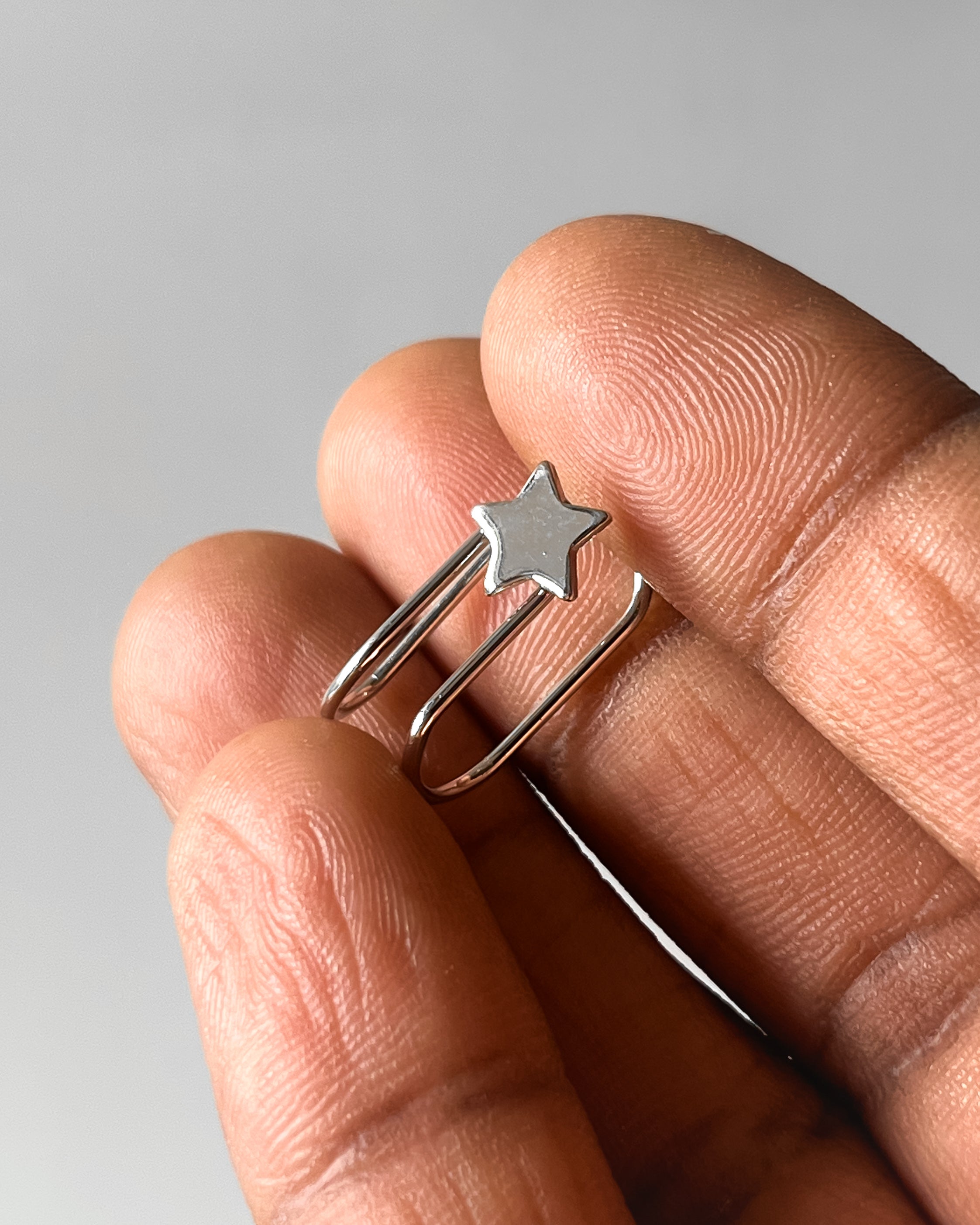 Star ear cuff - 6 pcs