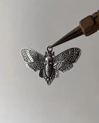 10 pc Skull Butterfly Charm