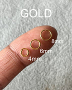 Iron jump rings - 50 grams pack