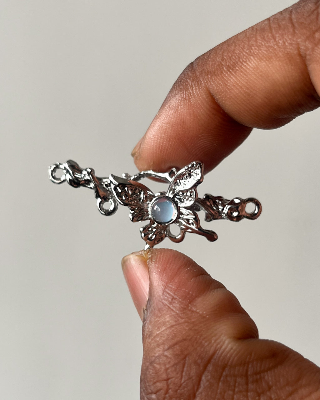 Butterfly connector charm (4holes for attachment)