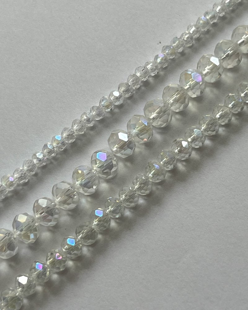 Transparent Shiny Crystal Beads