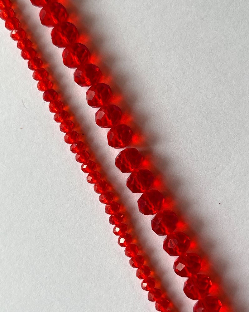 Red Crystal Bead
